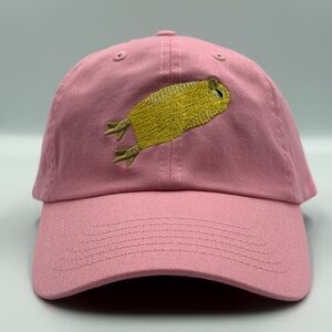 Pink Birdie Embroidered Cap